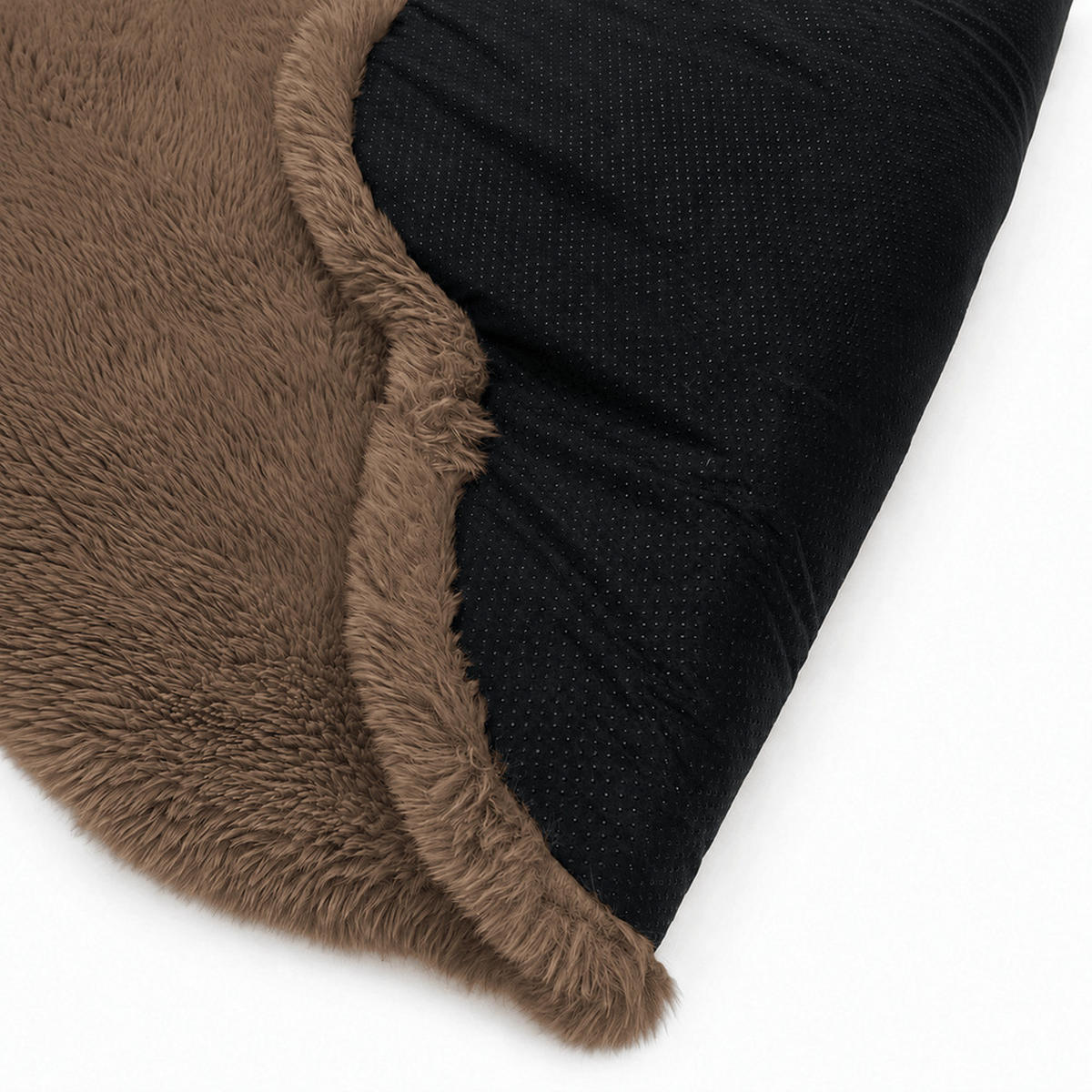 KINDERTEPPICH Mammoth flauschig - Braun, Textil (90/120cm) - MeowBaby