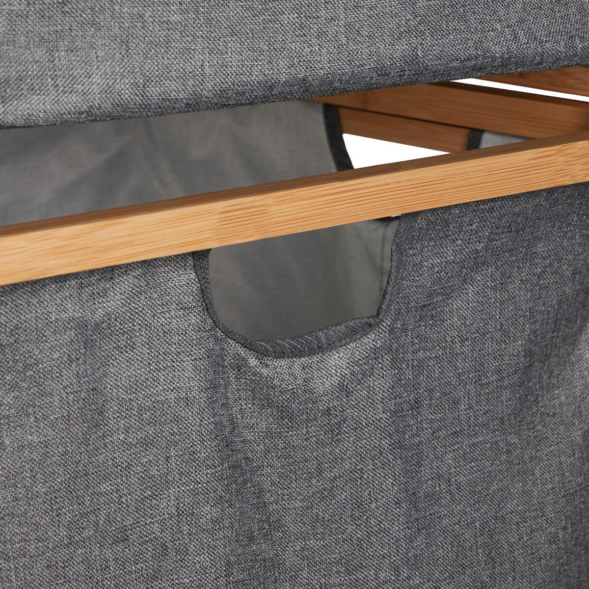 STOJAN na bielizeň - viacfarebná, drevo/textil (44/84.5/33cm) - Relaxdays