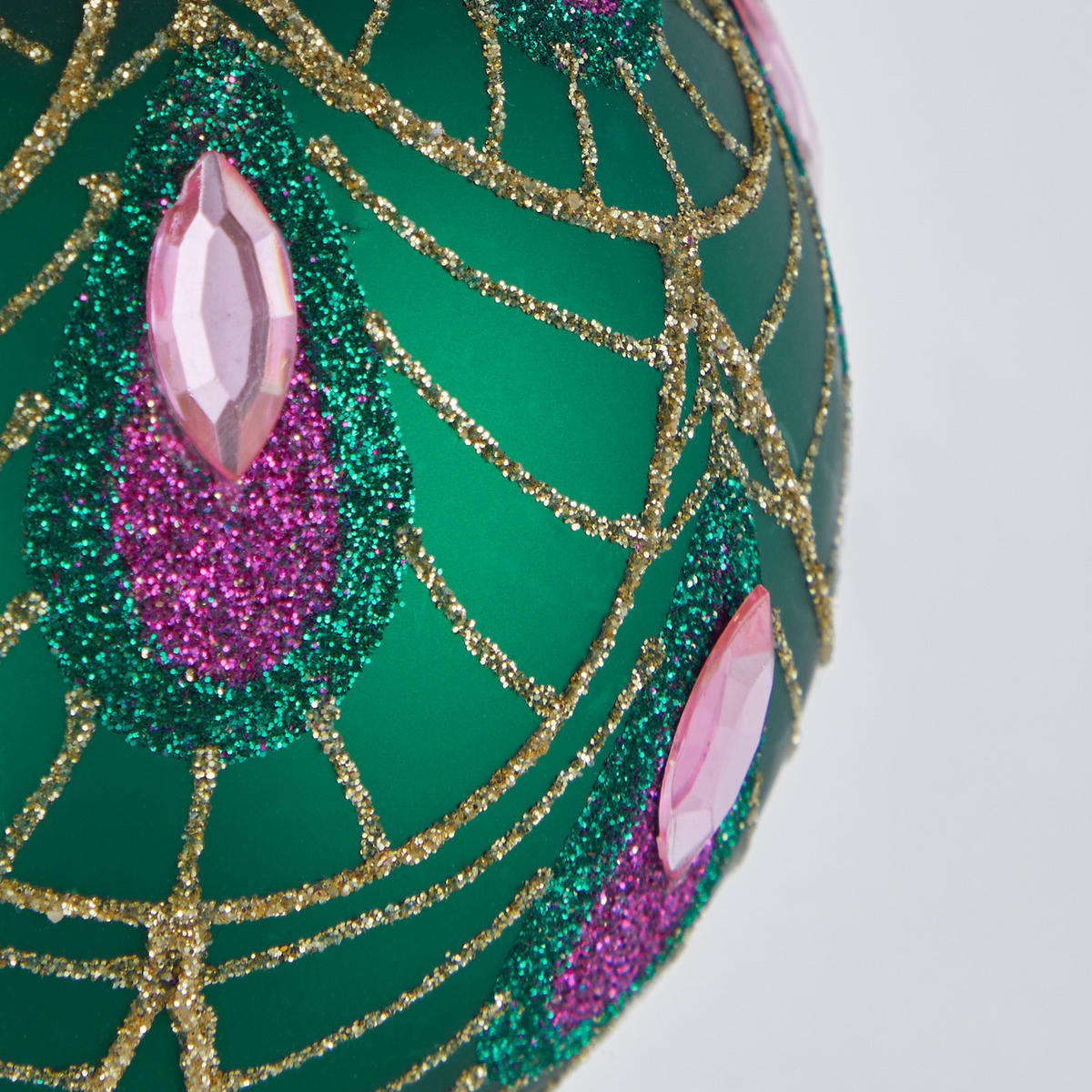 CHRISTBAUMKUGEL Jolly & Bright Ø8cm - Grün, Glas (8/8/8cm) - Butlers