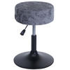 HOCKER Grau - Grau, Textil (37/57/37cm) - MCW