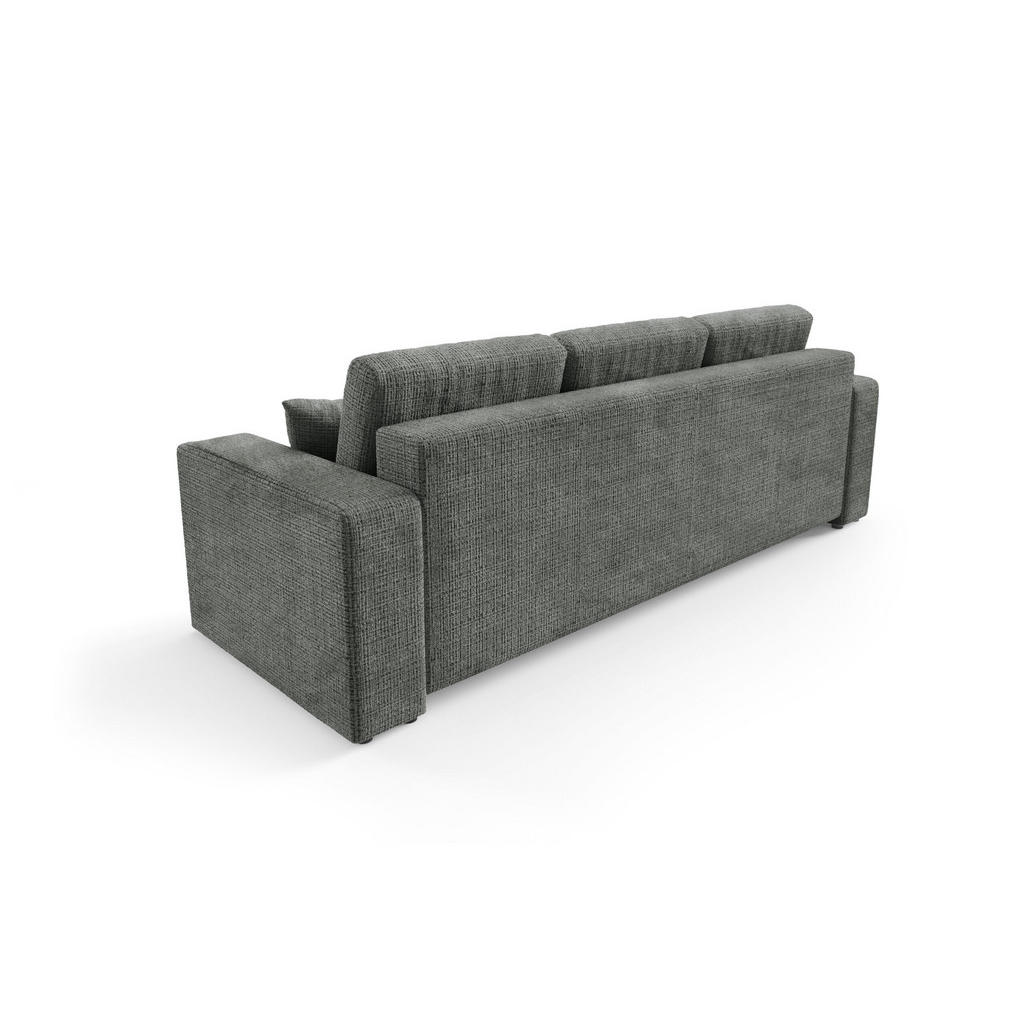 Thumbnail - Furnisell Schlafsofa, Dunkelgrau, Textil, 4-Sitzer, seitenverkehrt montierbar, 244x70x92 cm, Wohnzimmer, Sofas & Couches...