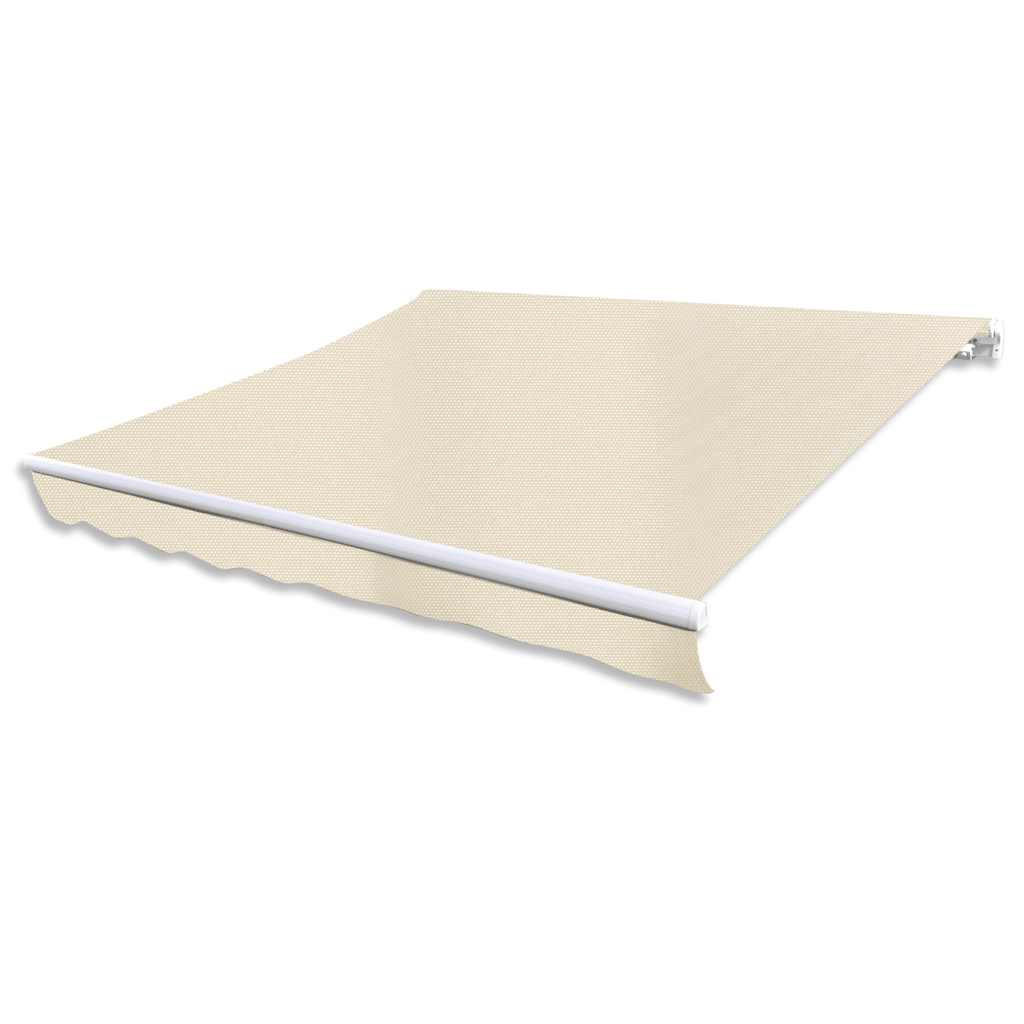 GELENKARMMARKISE Motorisiert 400 cm Cremeweiß - Creme, Textil (400/300/400cm) - furnicato