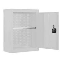 WERKZEUGSCHRANK Hängend Amego 1x Fachboden HxBxT 65x50x27,5 cm Metall Abschließbar Weiß - Weiß, Metall (50/65/27.5cm) - PROREGAL