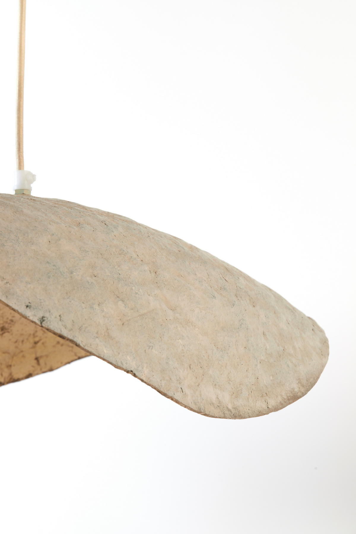 HÄNGELAMPE Lonia Bronze 53/43/18 cm - Bronzefarben, Papier (53/43/18cm) - Light & Living
