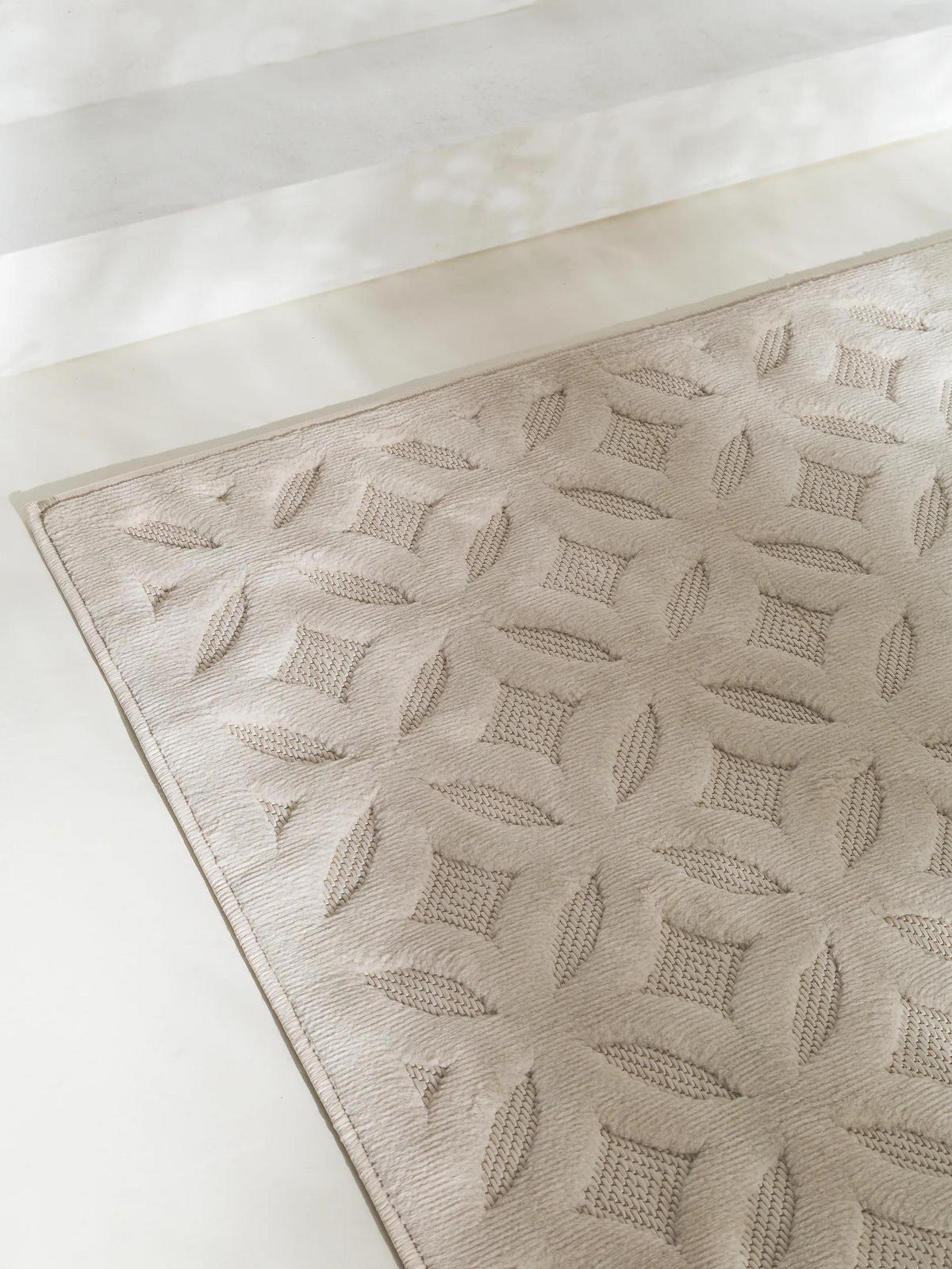 OUTDOORTEPPICH Bonte Cream 200x290 cm - Creme, Textil (200/290cm) - benuta Nest