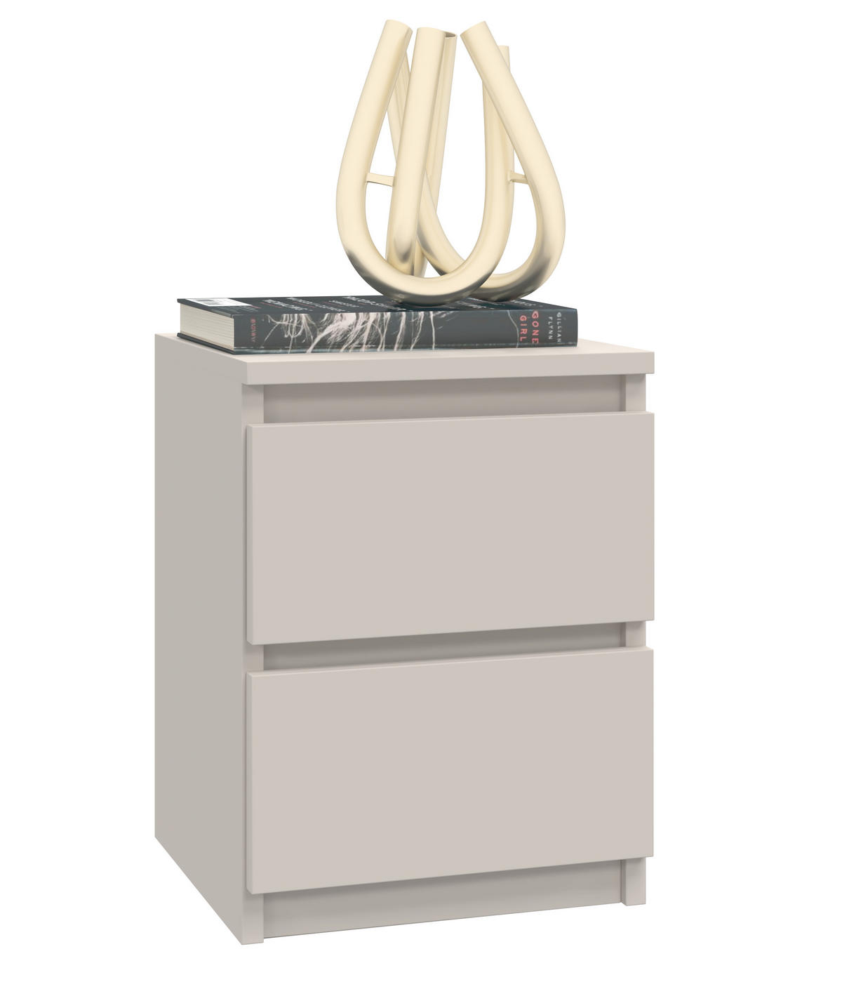 NACHTTISCH MALWA M2 - KASCHMIR BEIGE - Kaschmir, Holzwerkstoff (30/40/30cm) - CDF
