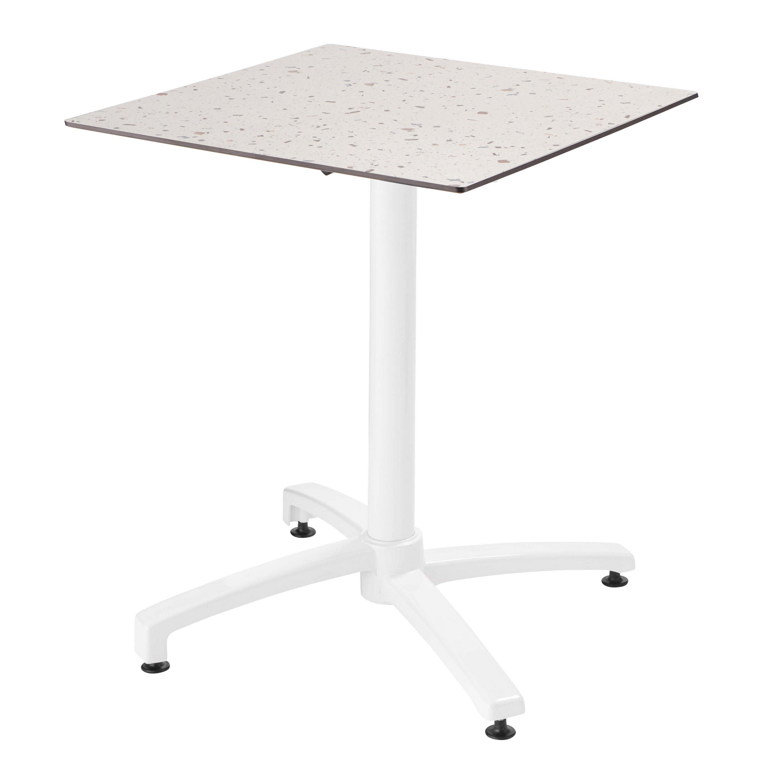 GARTENSET 5-tlg., Terrazzo und Grau - Grau, Metall - Oviala