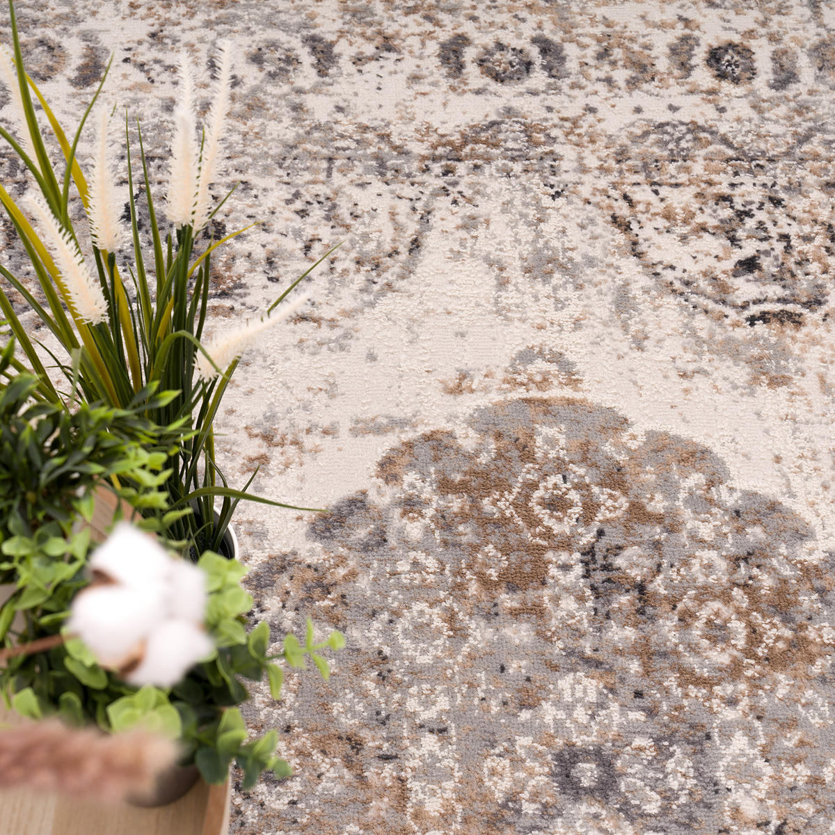 KURZFLORTEPPICH 60/100 cm Foggia 779 - Grau, Textil (60/100cm) - Paco Home