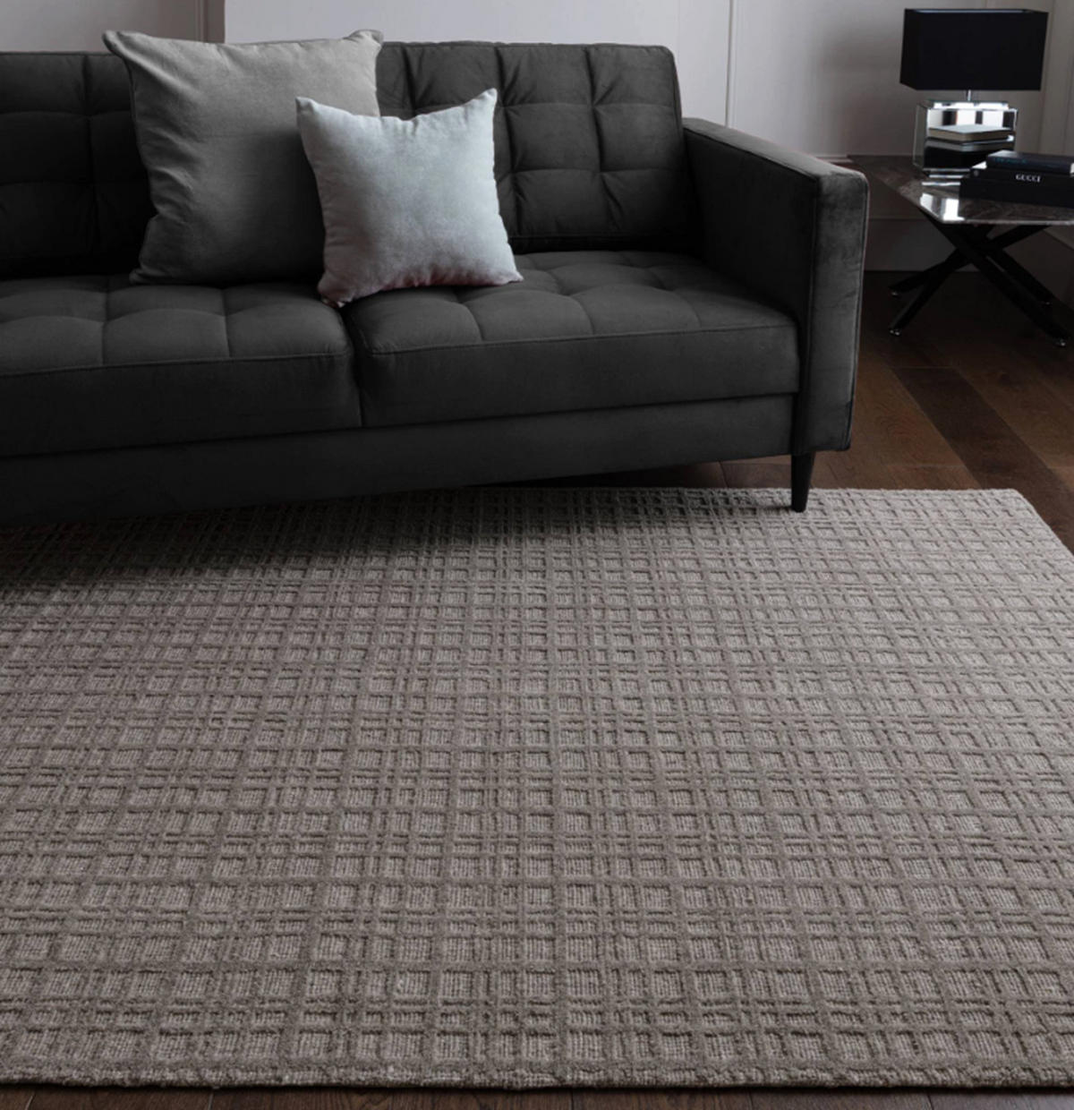 TEPPICH handgewebt Naturfaser HATCHY Grau 200 x 290 cm - Grau, Naturmaterialien (200/290cm) - Novatrend