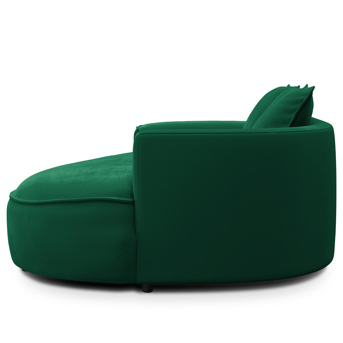 2,5-SITZER SOFA - Dunkelgrün, Textil (217/82/156cm) - home24