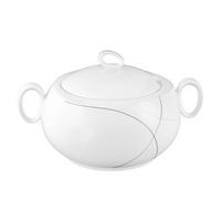 SCHÜSSEL MIT DECKEL Trio Highline weiß 3,2 l - Weiß, Keramik (1cm) - Seltmann Weiden