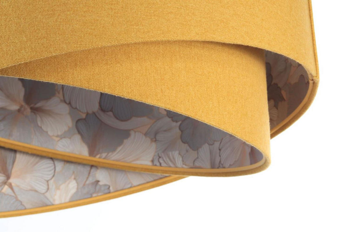 HÄNGELEUCHTE Beige 50/23 cm - Gelb, Kunststoff (50/1.3/23cm) - ONZENO