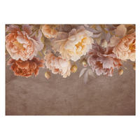 FOTOTAPETE 208x146 cm - Florale Eleganz - Pink, Textil (208/146cm) - Wallfluent