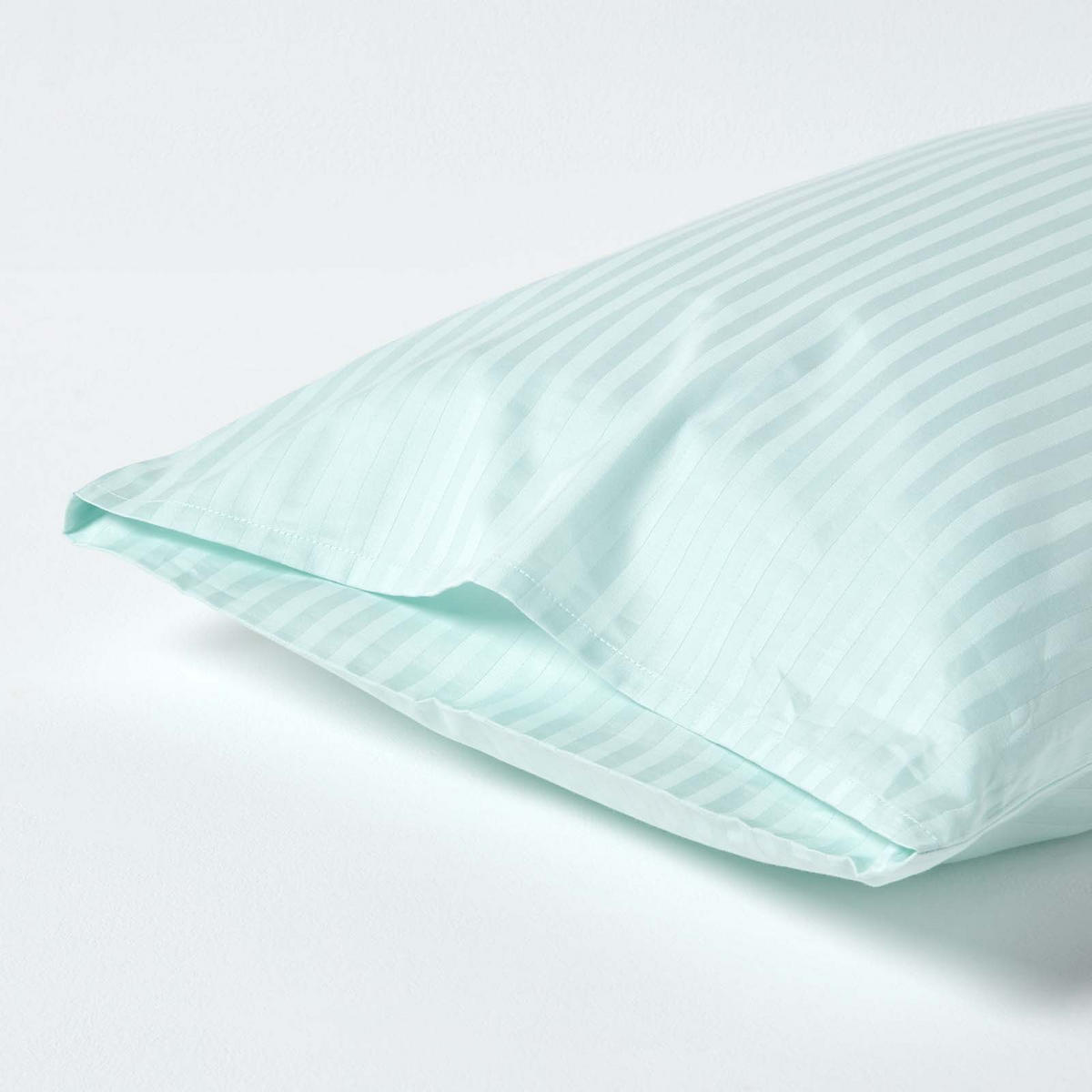 KISSENBEZUG Damast, Ägyptische Baumwolle, Fadendichte 330 - Blau, Textil (50/90cm) - Homescapes
