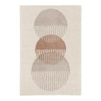 TEPPICH weich dick Design terracotta - Terracotta, Textil (160/230cm) - AFK Living