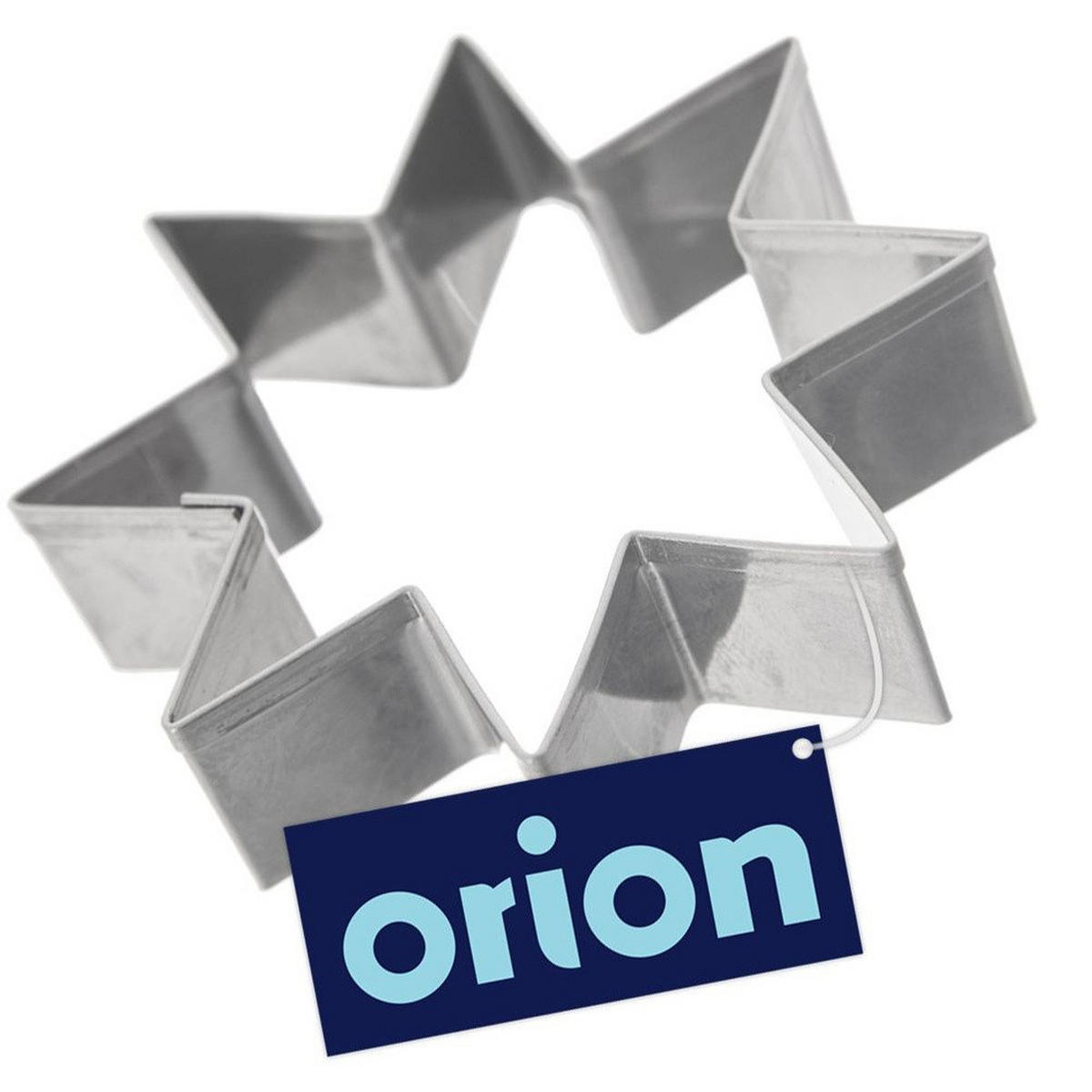 AUSSTECHFORM Stern 6 cm Silber - Silberfarben, Metall (6/1.5/6cm) - Orion 