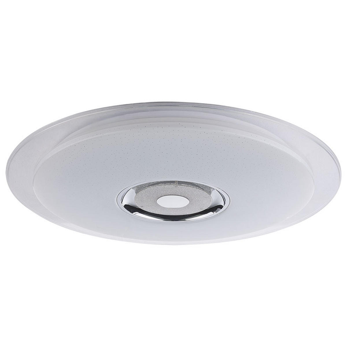 LED DECKENLEUCHTE Tune Silber Metall Acryl - Silberfarben, Metall (60/60/6.1cm) - Globo Lighting
