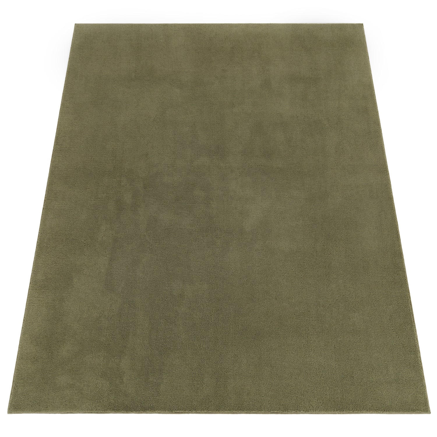 TEPPICH Kurzflor waschbar Unifarben Wohnzimmer schmutzabweisend Hellgrün Rechteckig 100x200 - Grün, Textil (100/200cm) - KADIMA DESIGN