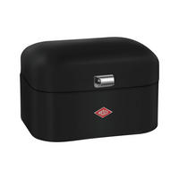 BROTKASTEN Schwarz 28/21.5/17 cm 8012214 - Schwarz, Metall (21.5/17/28cm) - Wesco