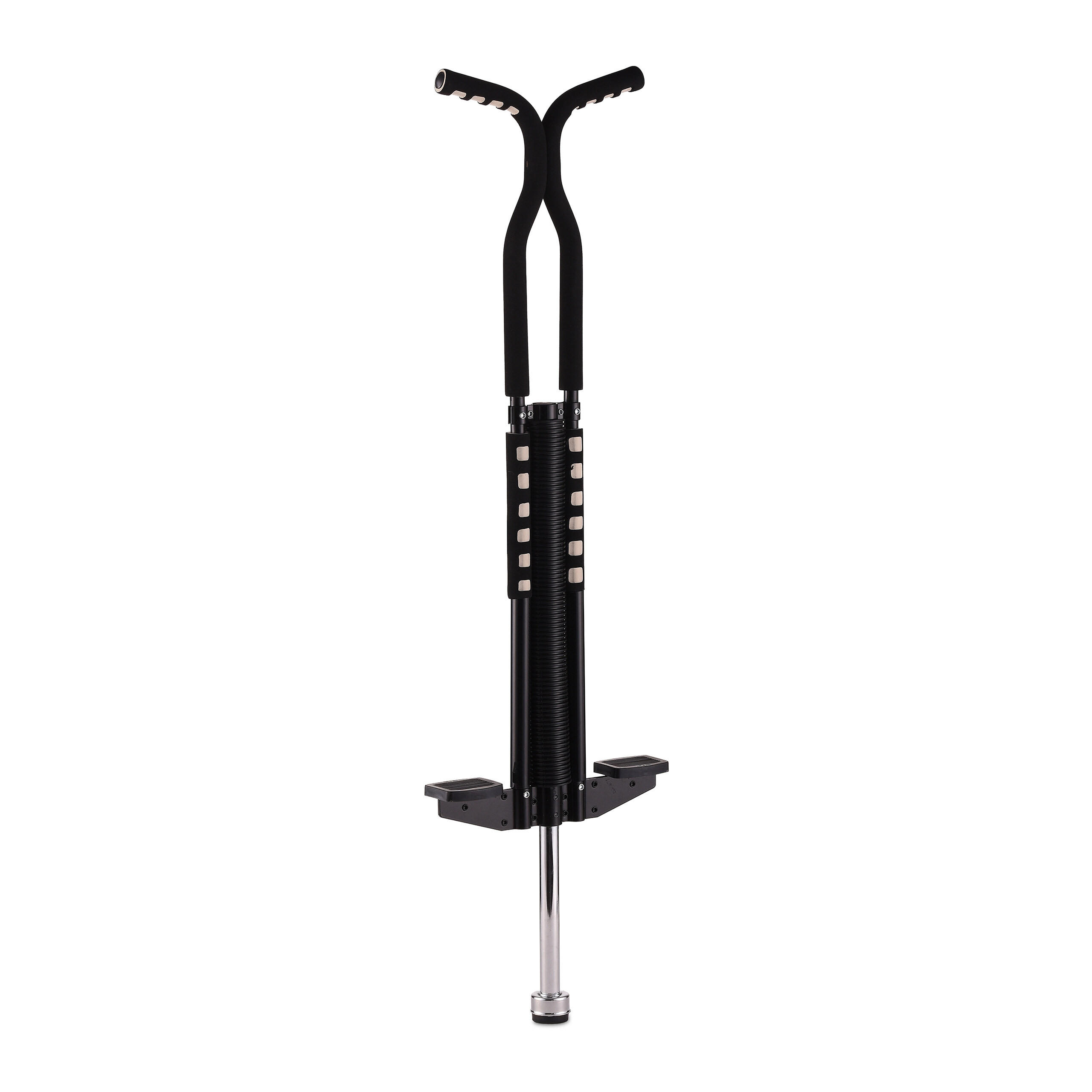 POGO-STICK - Schwarz, Kunststoff/Textil (29/6cm) - Relaxdays