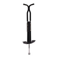 POGO-STICK - Schwarz, Kunststoff/Textil (29/6cm) - Relaxdays
