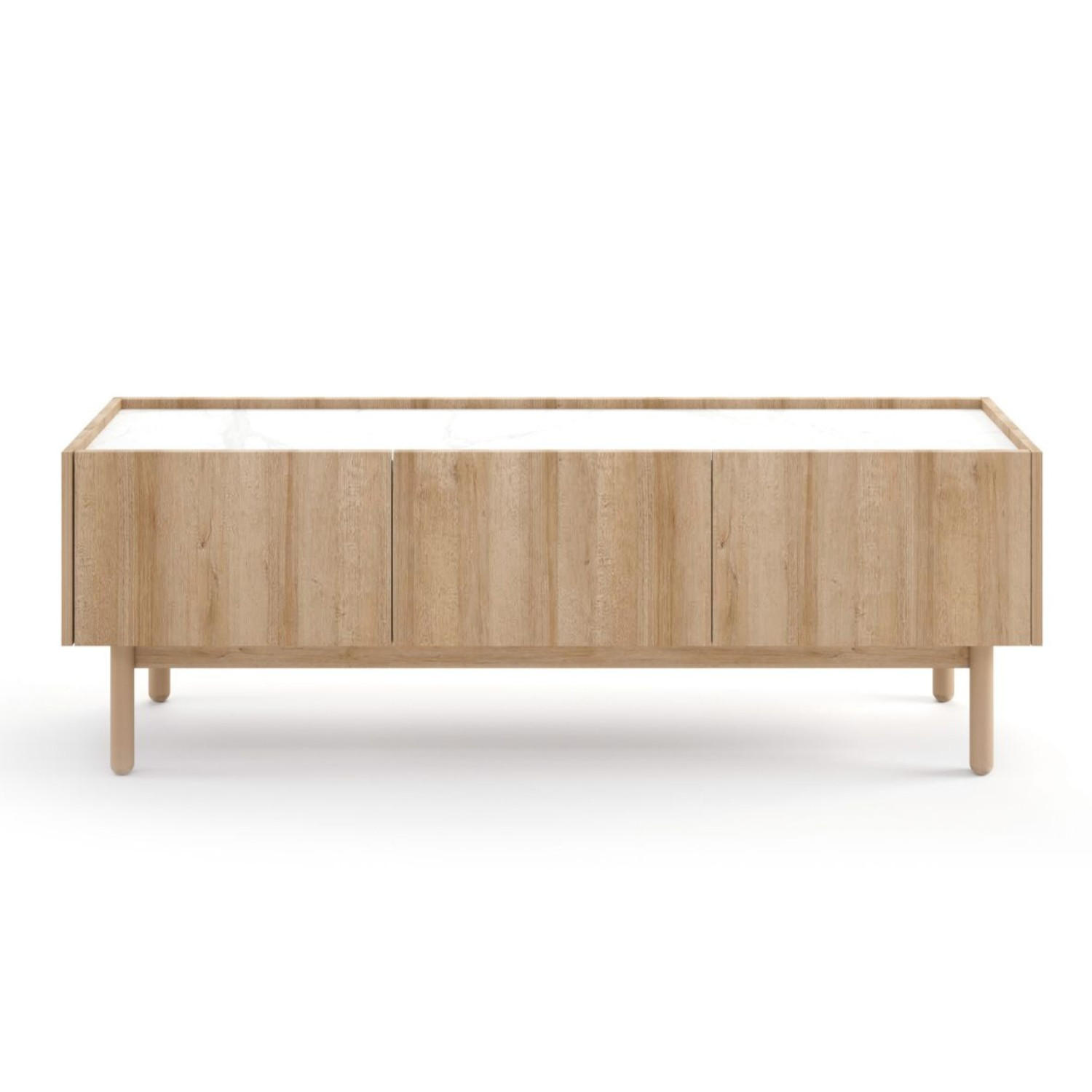 TV-ELEMENT RIVIERA 144 - Eichefarben, Holzwerkstoff (144/48/37cm) - Lookway
