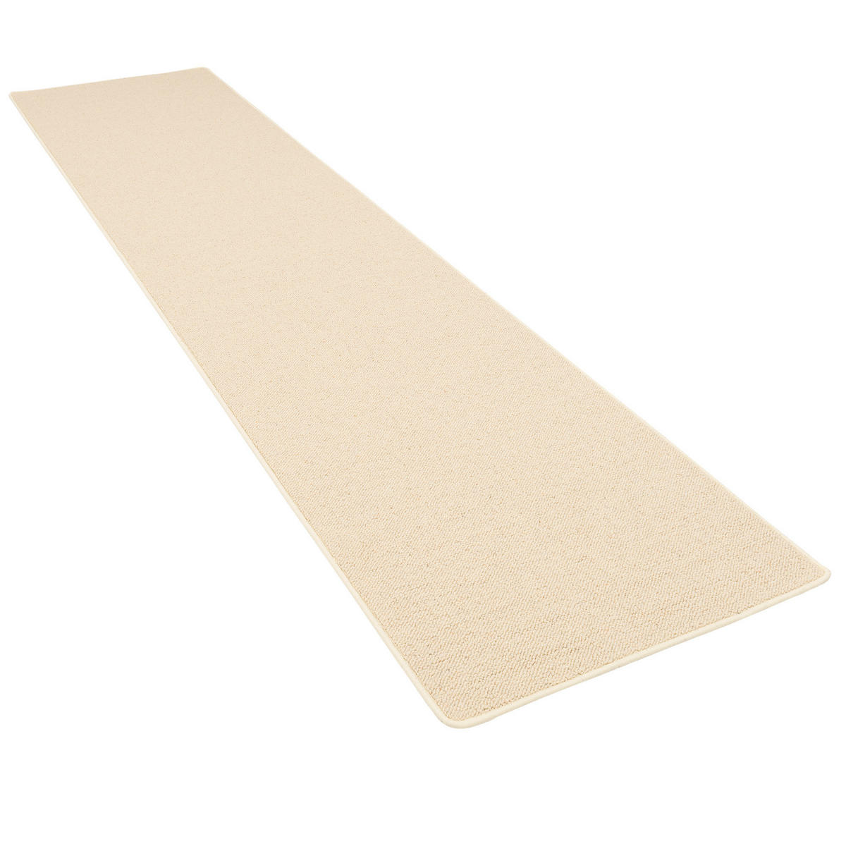 NATUR TEPPICH LÄUFER WOLLE BERBER - Ecru, Textil (100/300cm) - Snapstyle