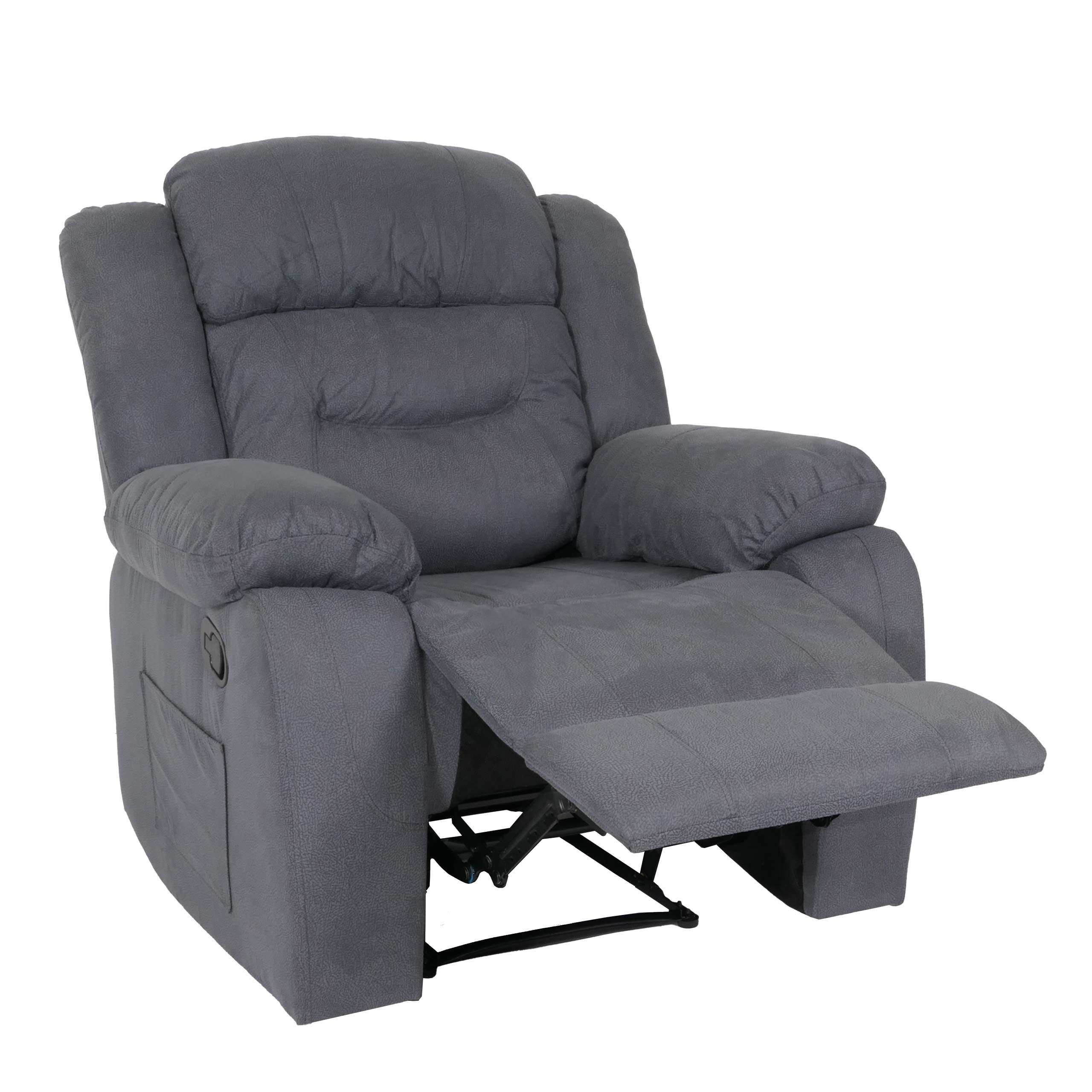 FERNSEHSESSEL XXL Grau - Grau, Textil (95/103/88cm) - MCW