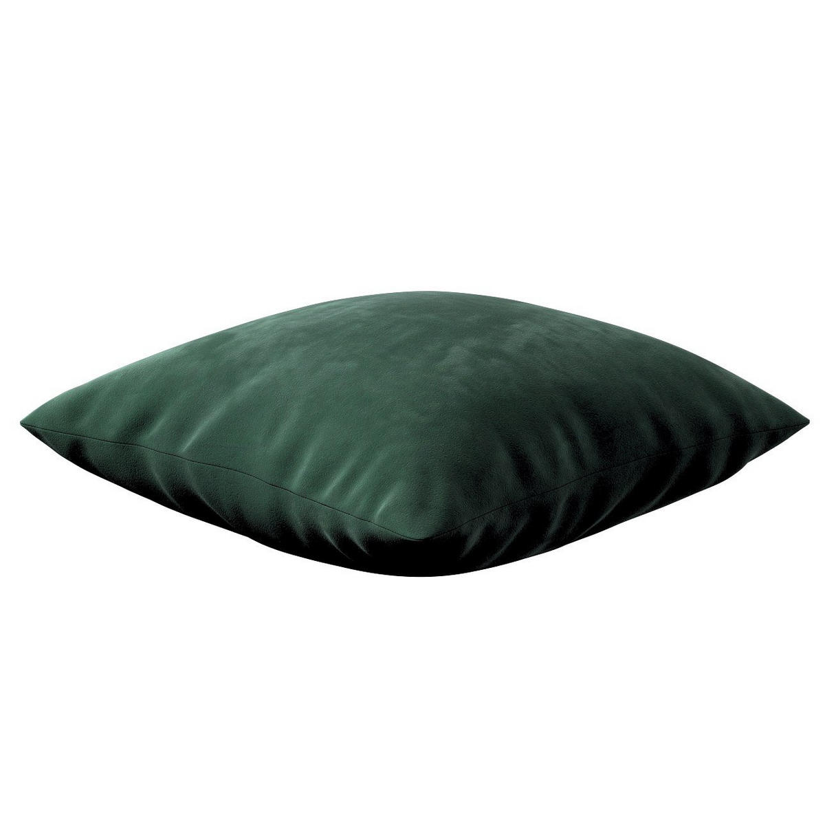 KISSENHÜLLE Velvet dunkelgrün, 50x50cm - Grün, Textil (50/50cm) - Dekoria