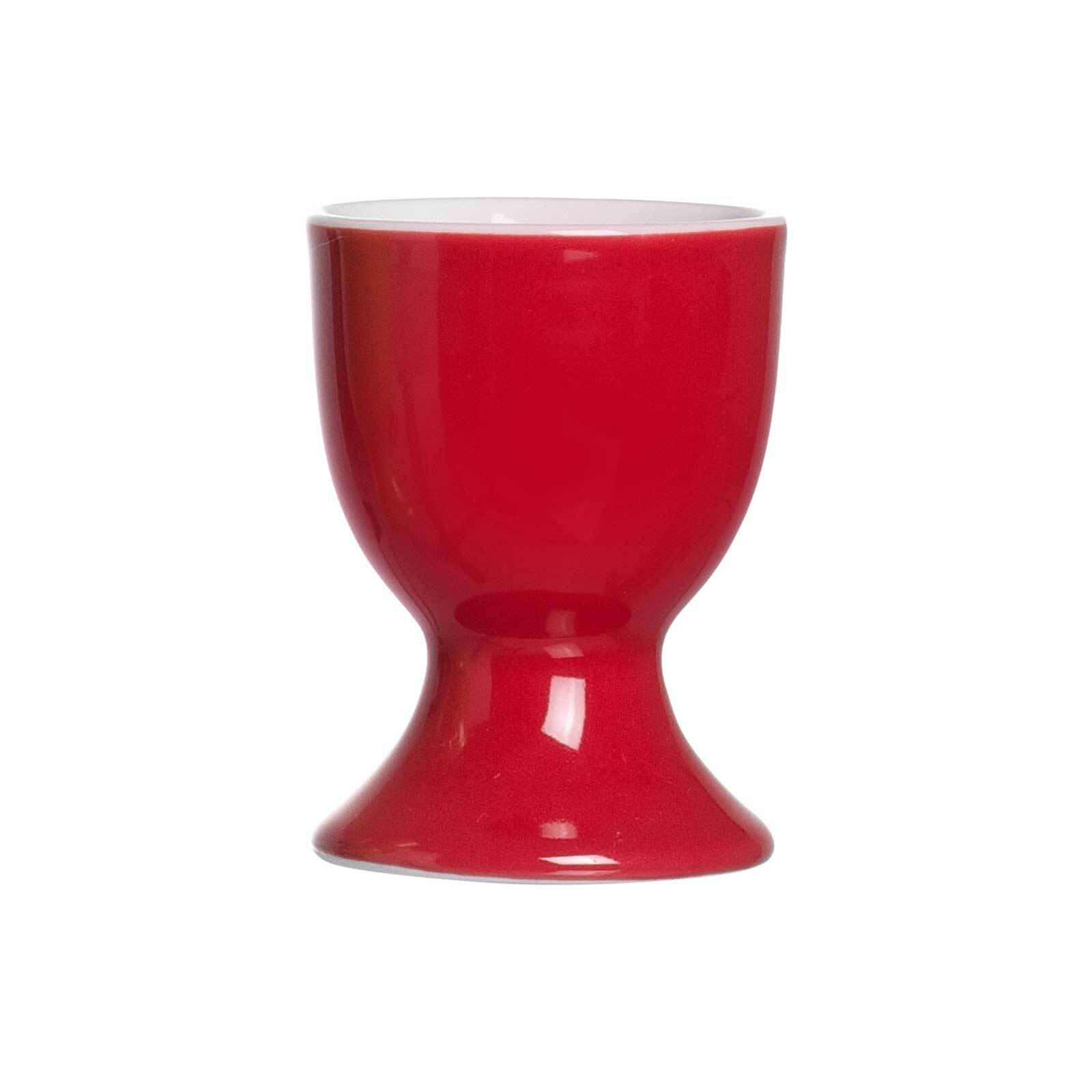 EIERBECHER Doppio Rot ø 5 cm 6er Set - Rot, Keramik (5/6/5cm) - Ritzenhoff Breker
