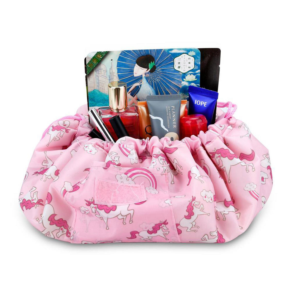 KOSMETIKTASCHE mit Reißverschlussfächern - Rosa, Kunststoff (54/62cm) - Intirilife