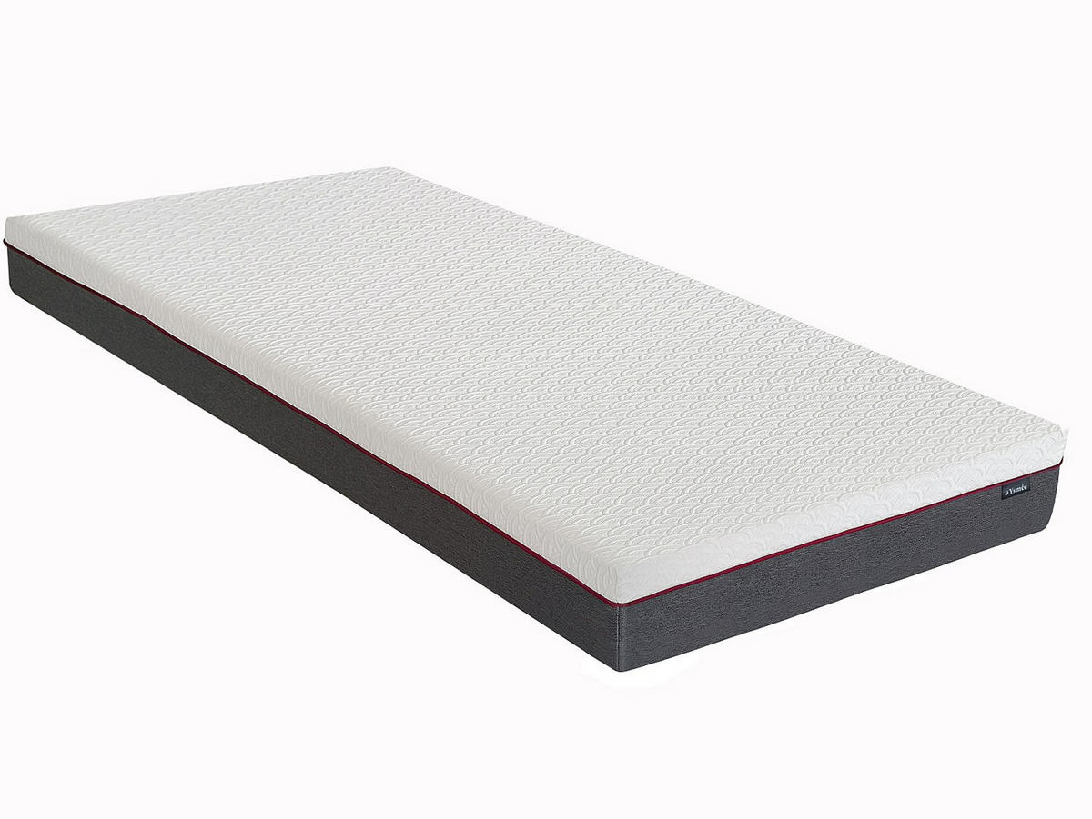 STANDARDMATRATZE - 1 Person - Stoff - Weiß - - Weiß, Textil (80/200cm) - Vente-Unique