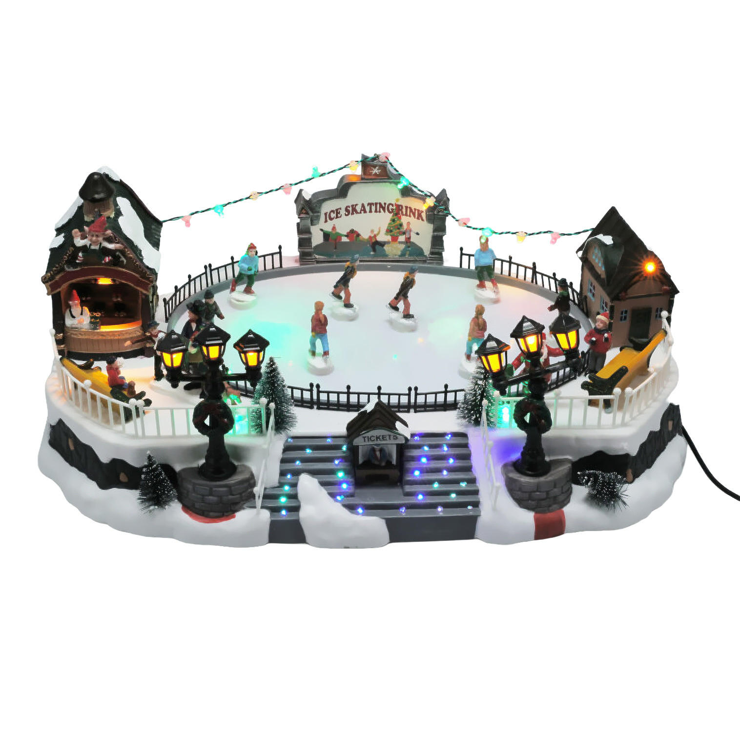 WEIHNACHTLICHE mit beleuchtetem LED-Licht und Bewegung 40/27,5/17 cm - Multicolor, Kunststoff (27.5/17/40cm) - Home Styling Collection