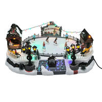 WEIHNACHTLICHE mit beleuchtetem LED-Licht und Bewegung 40/27,5/17 cm - Multicolor, Kunststoff (27.5/17/40cm) - Home Styling Collection