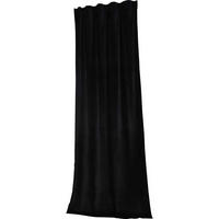 VORHANG MILANO HxB 235x135 cm Schwarz - Schwarz, Textil (135/235cm) - Gardinenbox