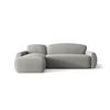 ECKSOFA mit Schlaffunktion LUCAS Quelle 83 Links - Grau, Textil (240/145cm) - Bedante
