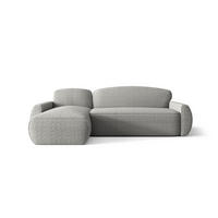 ECKSOFA mit Schlaffunktion LUCAS Quelle 83 Links - Grau, Textil (240/145cm) - Bedante