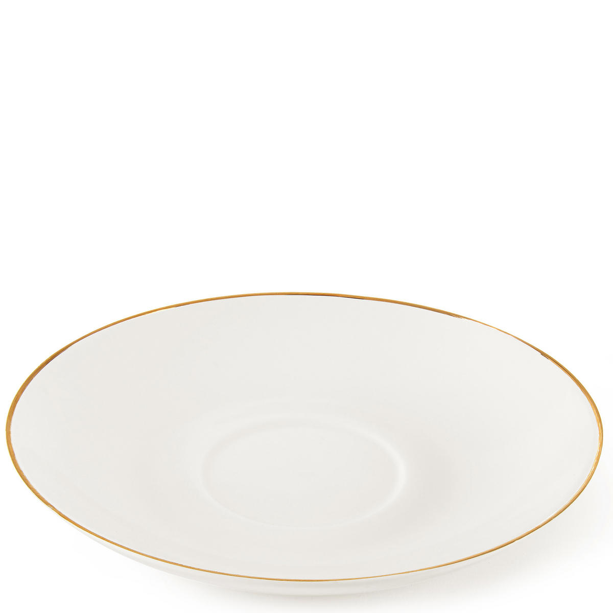 KAFFEESERVICE AD BELLA, 6 Personen, 18-tlg - Ecru/Goldfarben, Keramik (20/8/20cm) - KONSIMO®