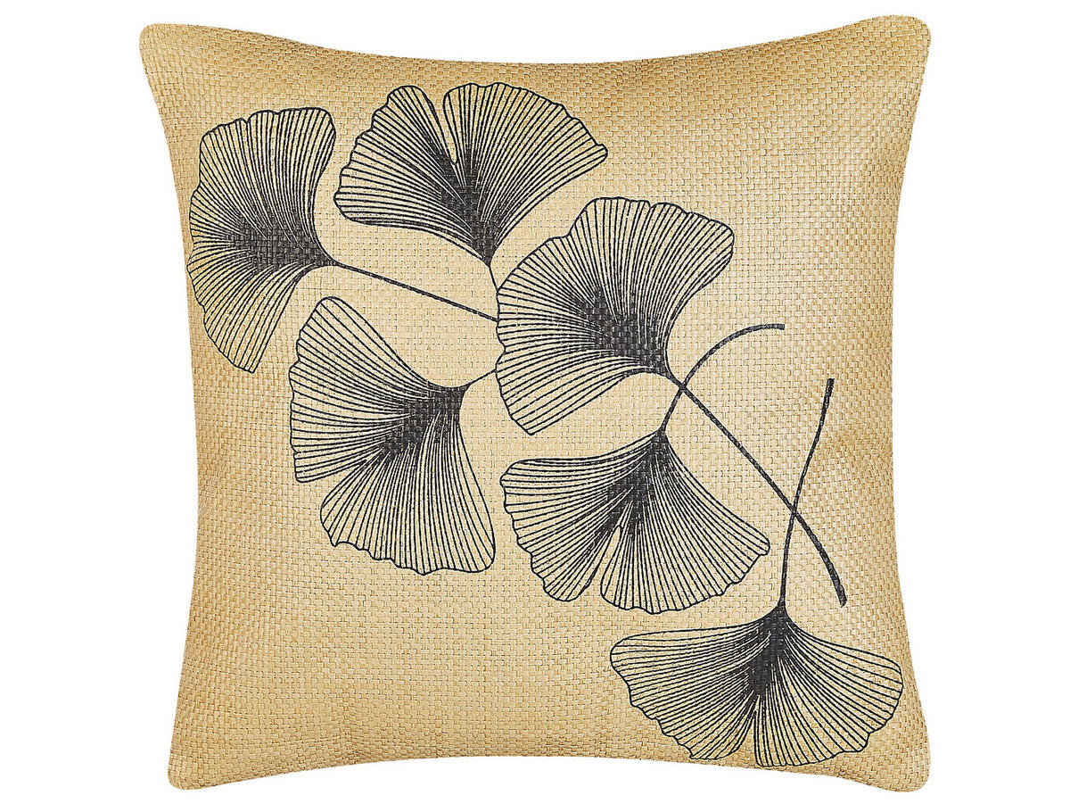 DEKOKISSEN 2er-Set Beige 45/45 cm Wakad - Beige, Textil (45/45cm) - Beliani