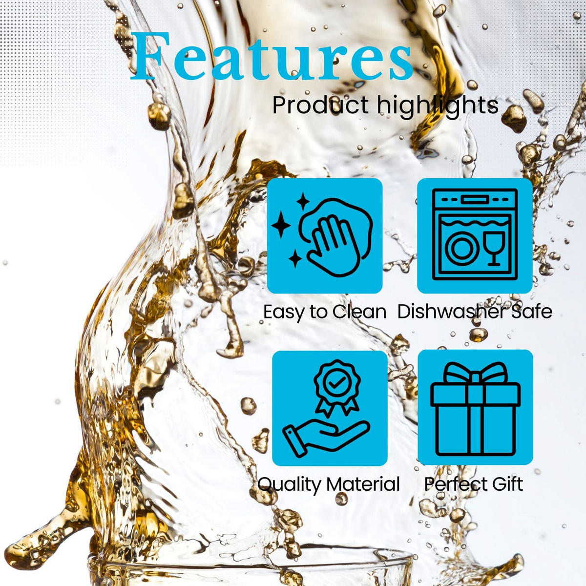 WHISKEY STEINE 9 Stück - Grau, Stein (2/2/2cm) - Intirilife