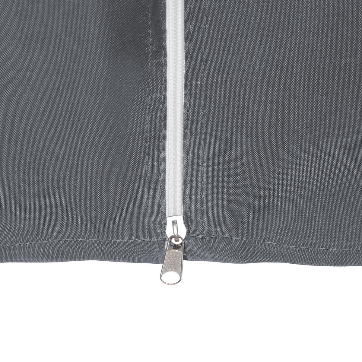PAVILLON Stahl graphitgrau 300/400 cm Colos - Schwarz/Grau, Metall (400/300/300cm) - Beliani