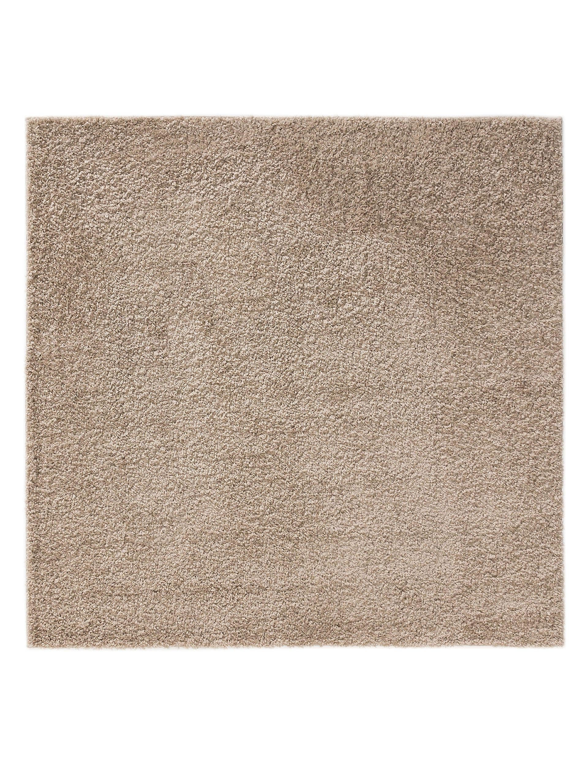 HOCHFLORTEPPICH Soho Beige 200x200 cm - Beige, Kunststoff (200/200cm) - benuta