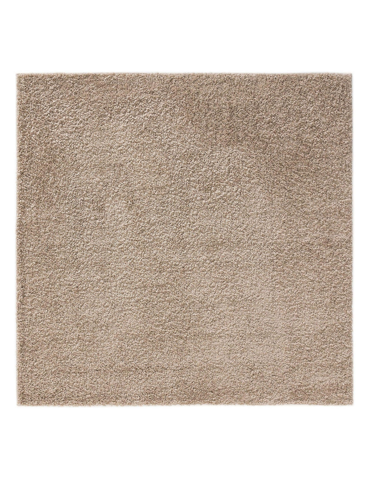 HOCHFLORTEPPICH Soho Beige 200x200 cm - Beige, Kunststoff (200/200cm) - benuta