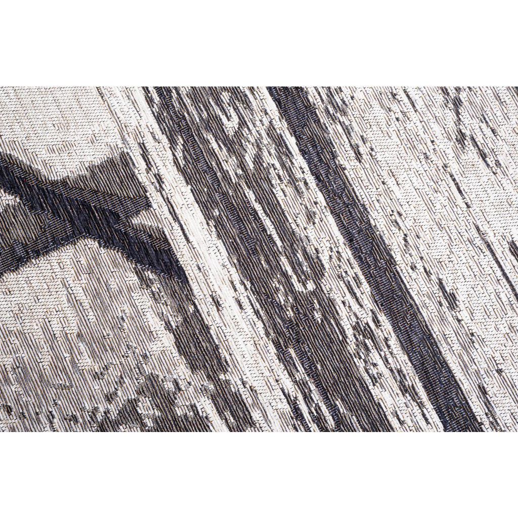 Thumbnail - Sansibar Sylt Flachwebteppich, Grau, Textil, Holz Optik, Rechteckig, 190x280 cm, Oeko-Tex®, für Fußbodenheizung geeignet...
