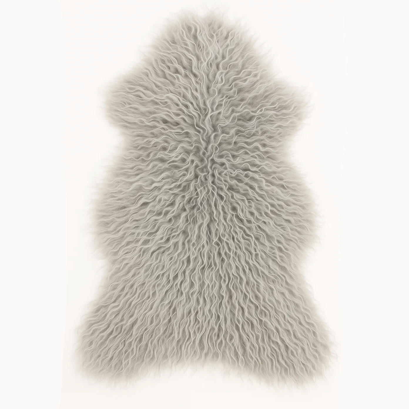 SCHAFFELL Island Lammfell lockig ca. 110 cm Naturfarben - Taupe, Fell (60/110cm) - Provellus