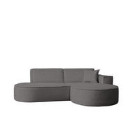 ECKSOFA Modena Studio Stoff Artico, Anthrazit Rechts - Anthrazit, Holz/Textil (236/165cm) - Kaiser Möbel