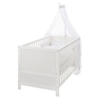 BABYBETT Sternenzauber 70 x 140 cm - Weiß, Holzwerkstoff (70/140cm) - Roba