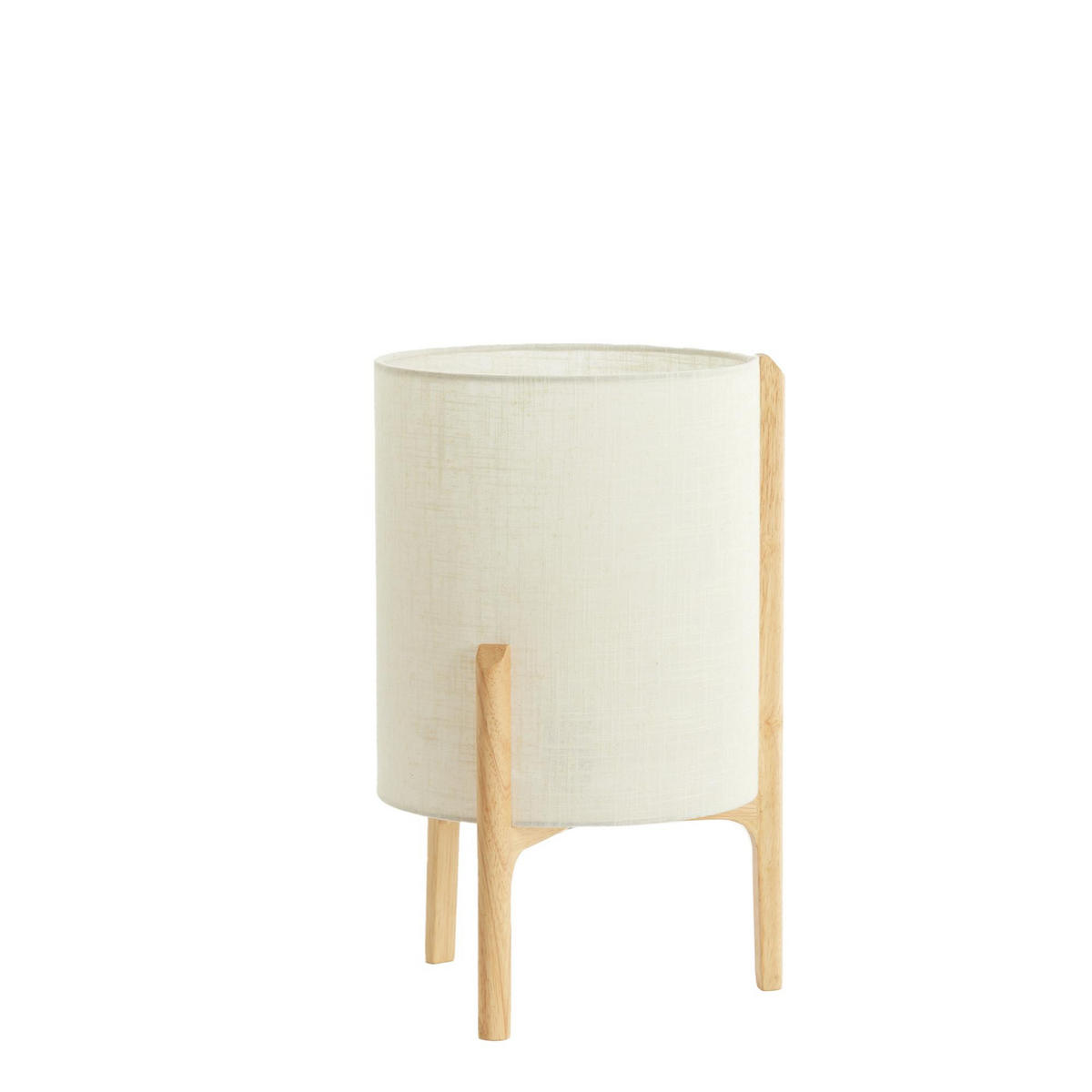 TISCHLAMPE Litto Braun 28/28/44 cm - Braun, Holz (28/28/44cm) - Light & Living