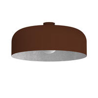 DECKENLEUCHTE Tuzzi - Braun, Metall (50/50/14cm) - Lumicom