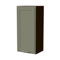HÄNGESCHRANK Salo W4/45 Lava / Reed Green Matt 45 / 32,5 / 96cm - Dunkelgrau/Grün, Holz/Holzwerkstoff (45/96/32.5cm) - Feldmann-Wohnen